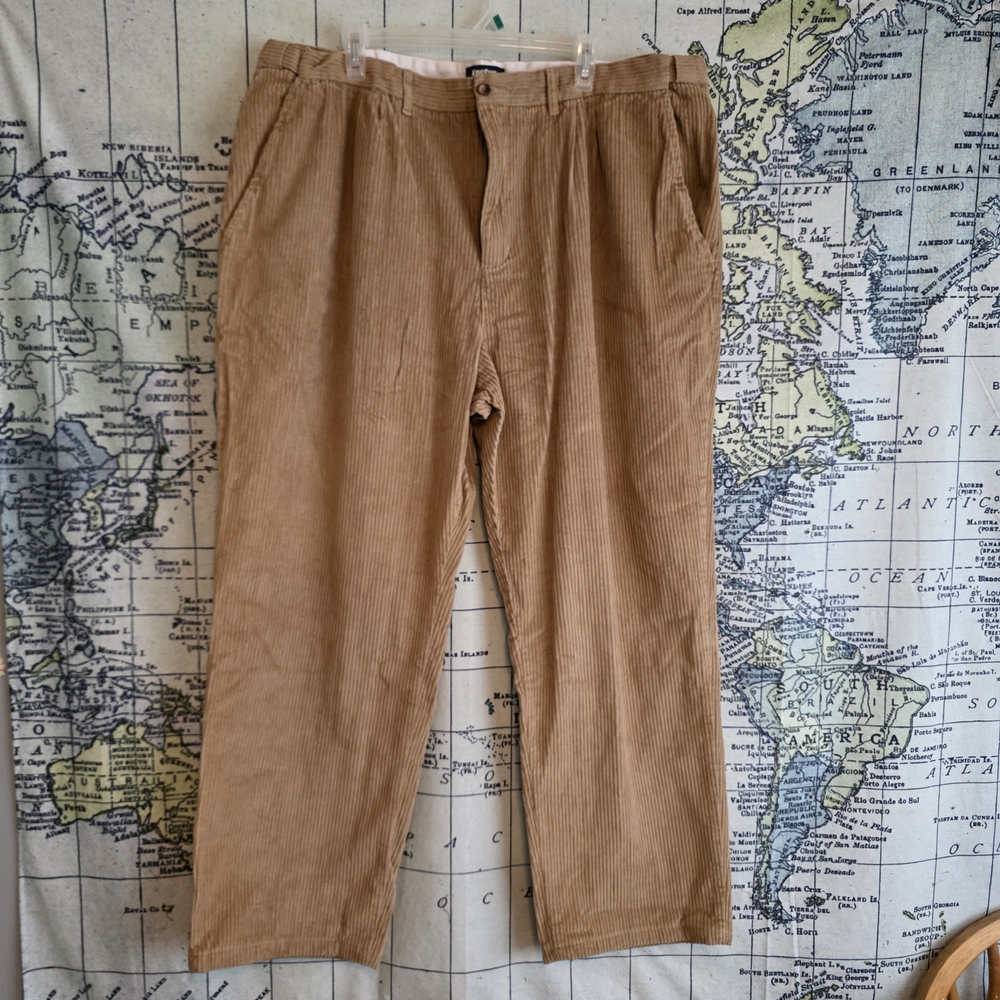 Classic Men's Corduroy Pants in Tan